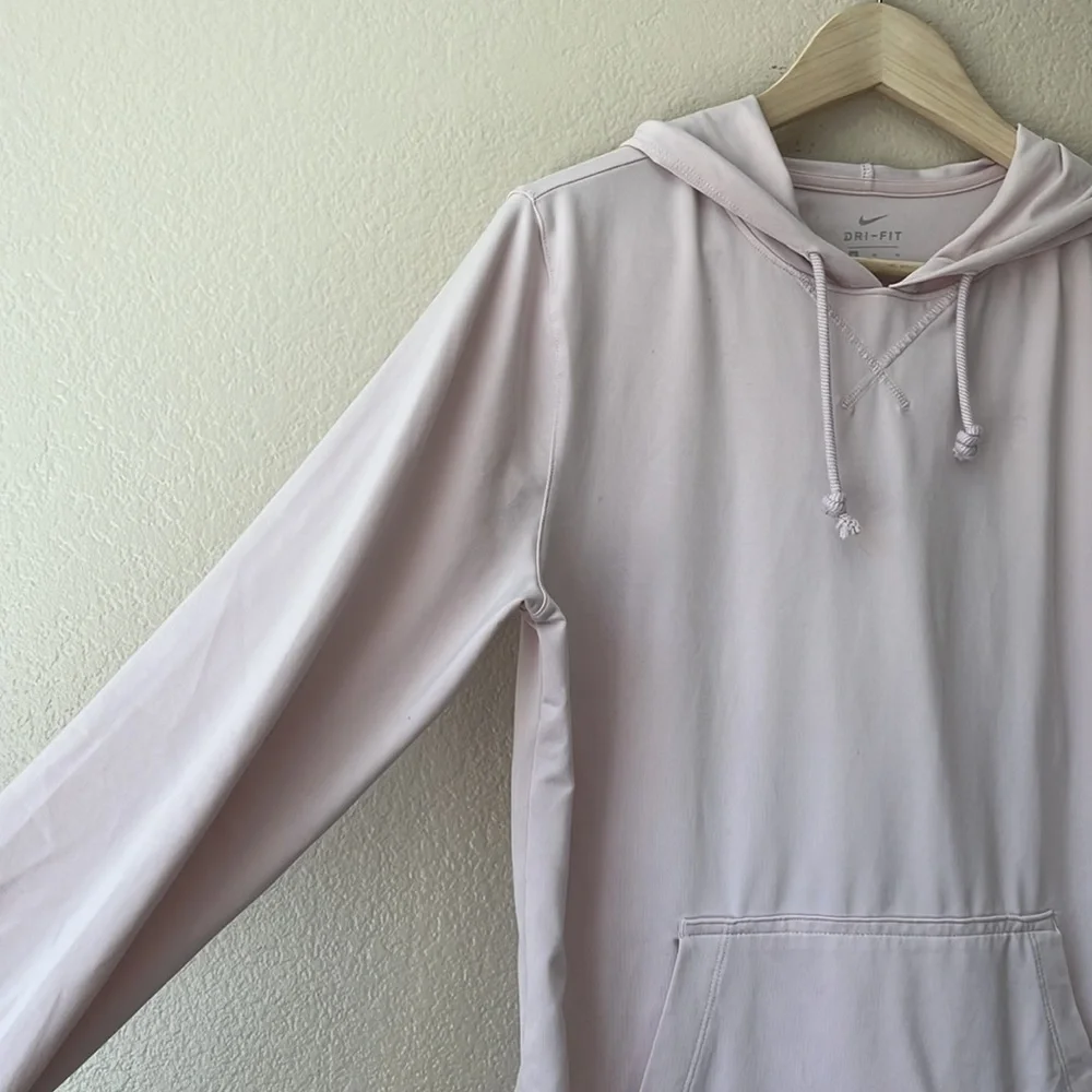 Nike Dri Fit Hoodie Pink size Medium